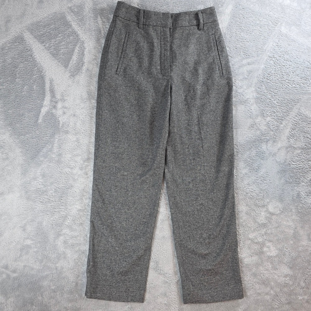 Wilfred Women Size 2 Gray Wool Cashmere Blend Jallade Trousers High Rise NO BELT